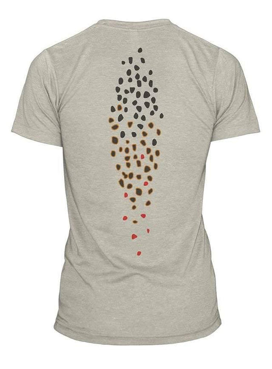 RepYourWater-Brown Trout Skin Spine Tee - Rocky Mountain Fly Shop