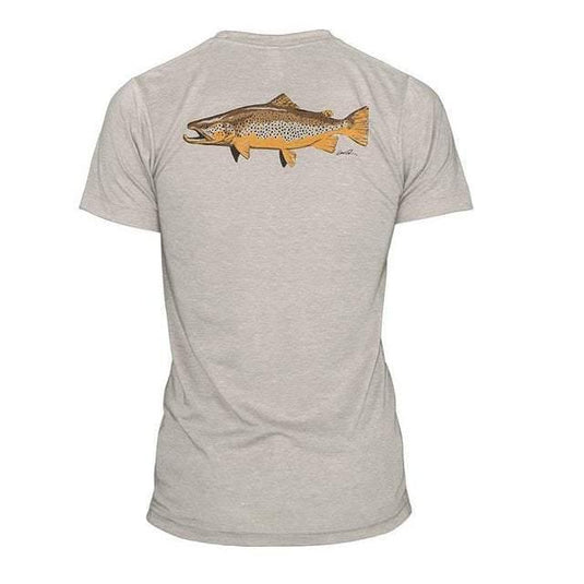 Womens Frequent flyer club fly fishing enthusiast trout retro red V-Neck  T-Shirt