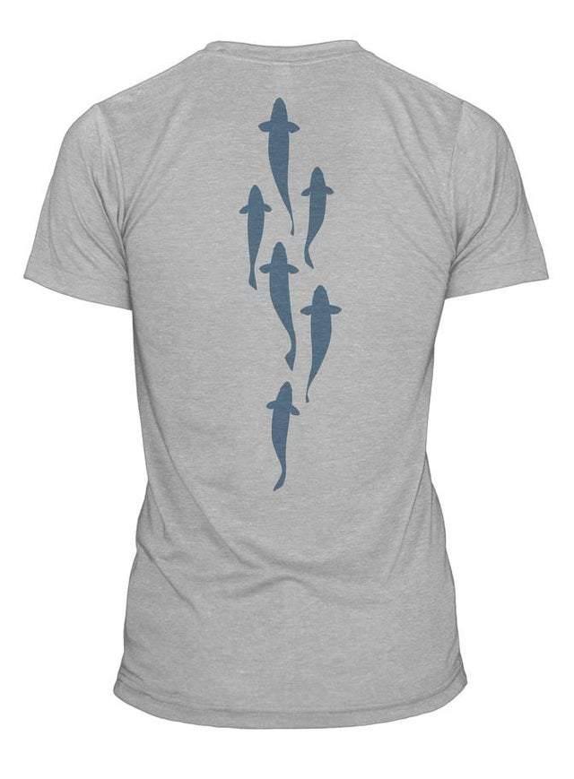 Load image into Gallery viewer, RepYourWater-Swimming Spine Tee - Rocky Mountain Fly Shop
