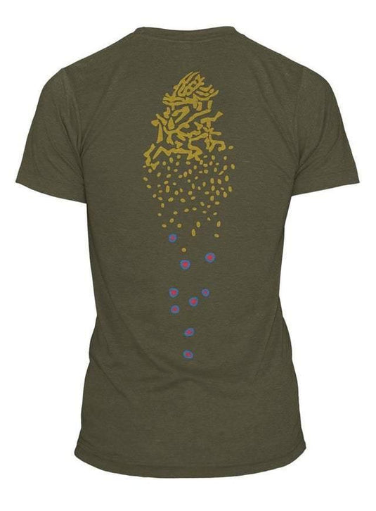 RepYourWater-Brook Trout Skin Spine Tee - Rocky Mountain Fly Shop
