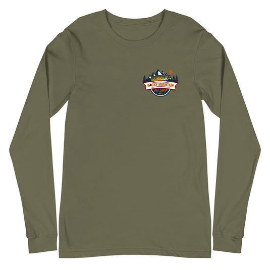 Rocky Mountain Fly Shop - Squatchy Brown Trout Unisex Long Sleeve Tee