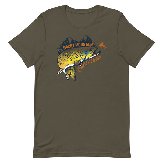 Rocky Mountain Fly Shop - Rocky Mountain Short-Sleeve Unisex T-Shirt