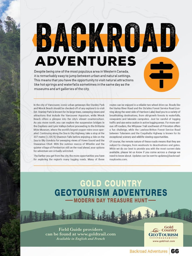 Load image into Gallery viewer, BACKROAD MAPBOOKS - VANCOUVER, COAST &amp; MOUNTAINS BC - 6TH EDITION
