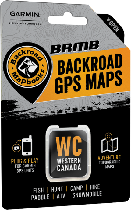 BACKROAD MAPBOOKS - WESTERN CANADA - V2021 GPS MAPS
